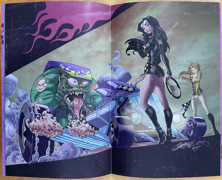 J. Scott Campbell's Vintage Tin Sketchbook - Signed