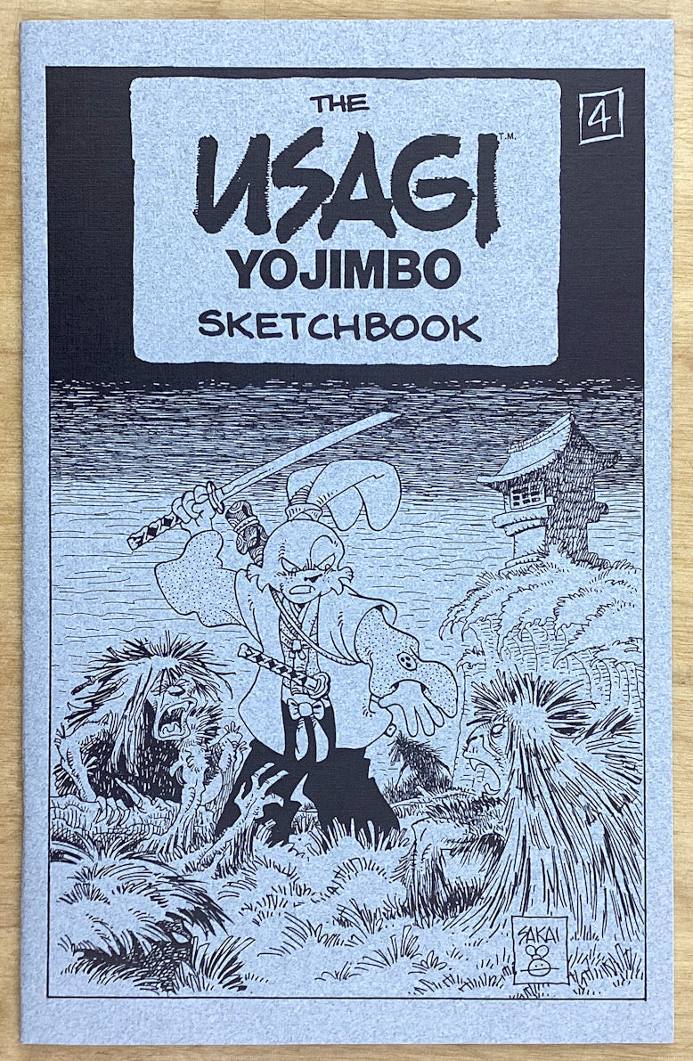 Usagi Yojimbo Sketchbook 4 - Signed & Numbered with a Drawing