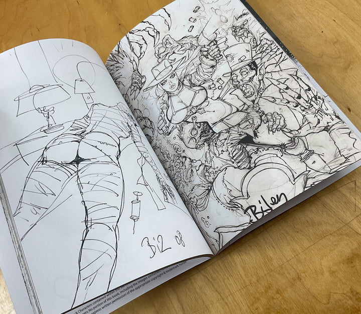 Bisley Sketches, Prelims and Doodles - Signed