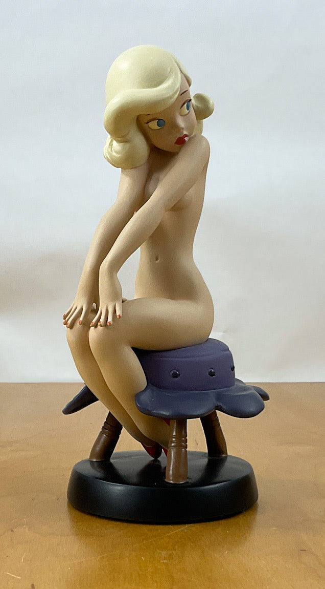 Fred Moore Girl "Vanilla" (Blonde) Polystone Statue Sculpture