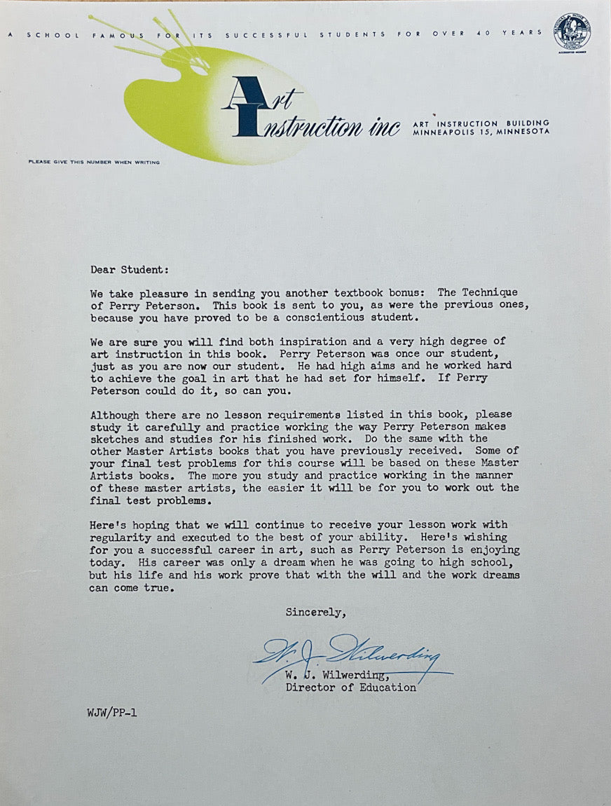 The Technique of Perry Peterson (Master Artists Series)