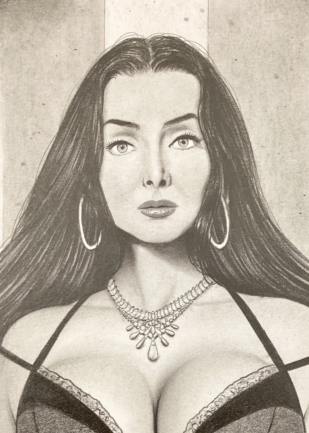 Morticia Addams Pin-Up