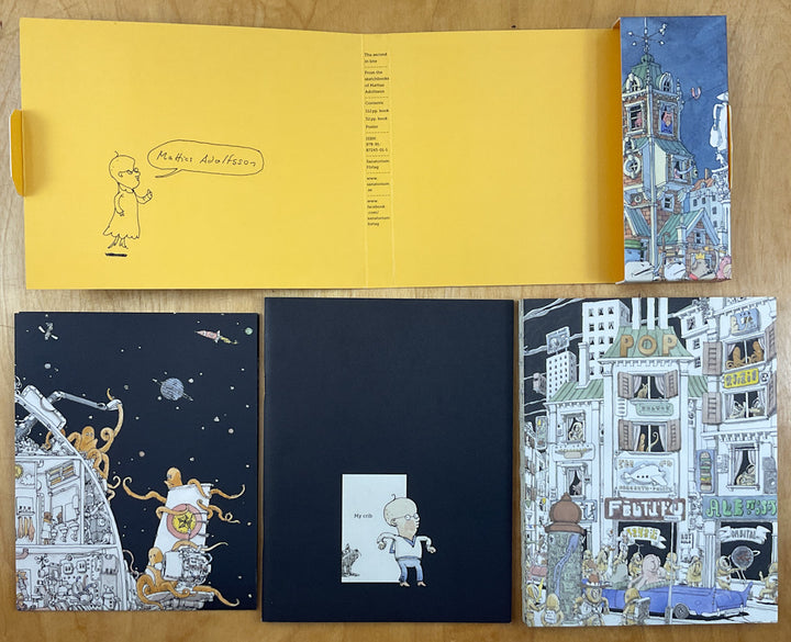 The Second in Line - From the Sketchbooks of Mattias Adolfsson (2013) First Edition - Signed with a Drawing