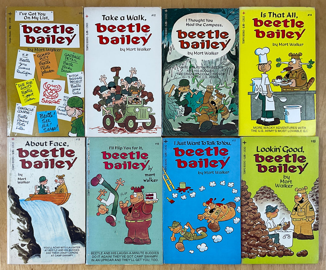 Beetle Bailey Paperbacks (Set Of Eight)
