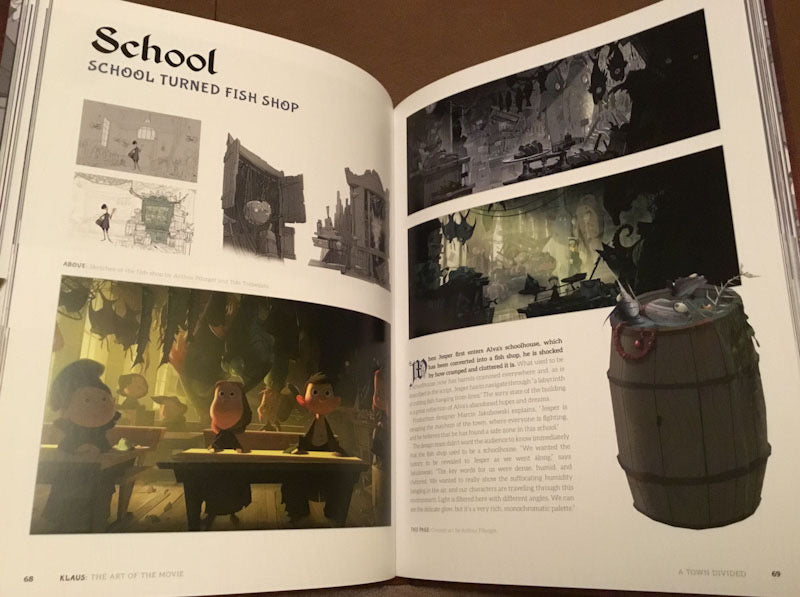 Klaus - The Art of the Movie - First Printing Signed with a Drawing