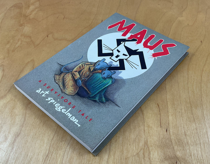 Maus (1986) Pristine First Printing Inscribed with a Drawing