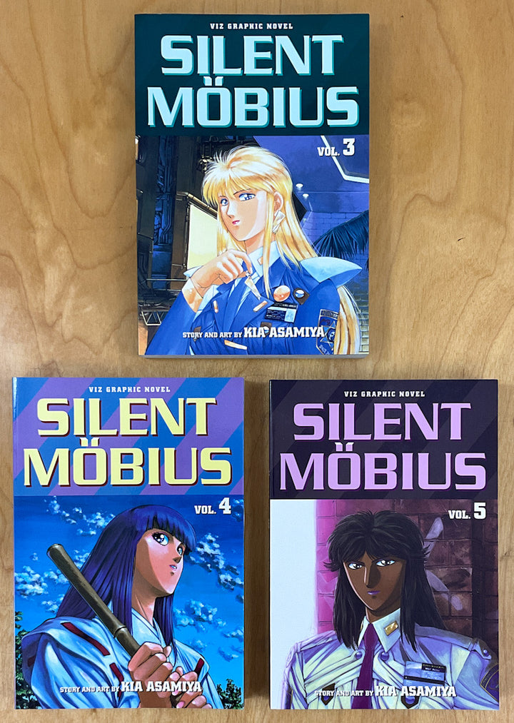 Silent Mobius, Vols. 3-5 - Three Volumes
