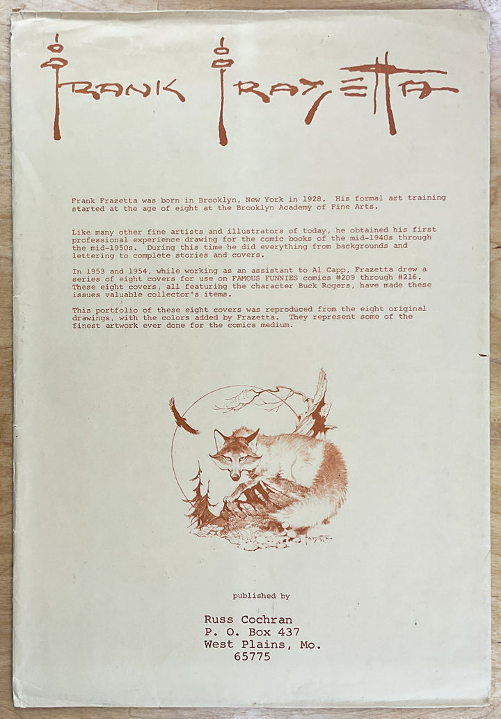 Frank Frazetta Famous Funnies Portfolio (1975)
