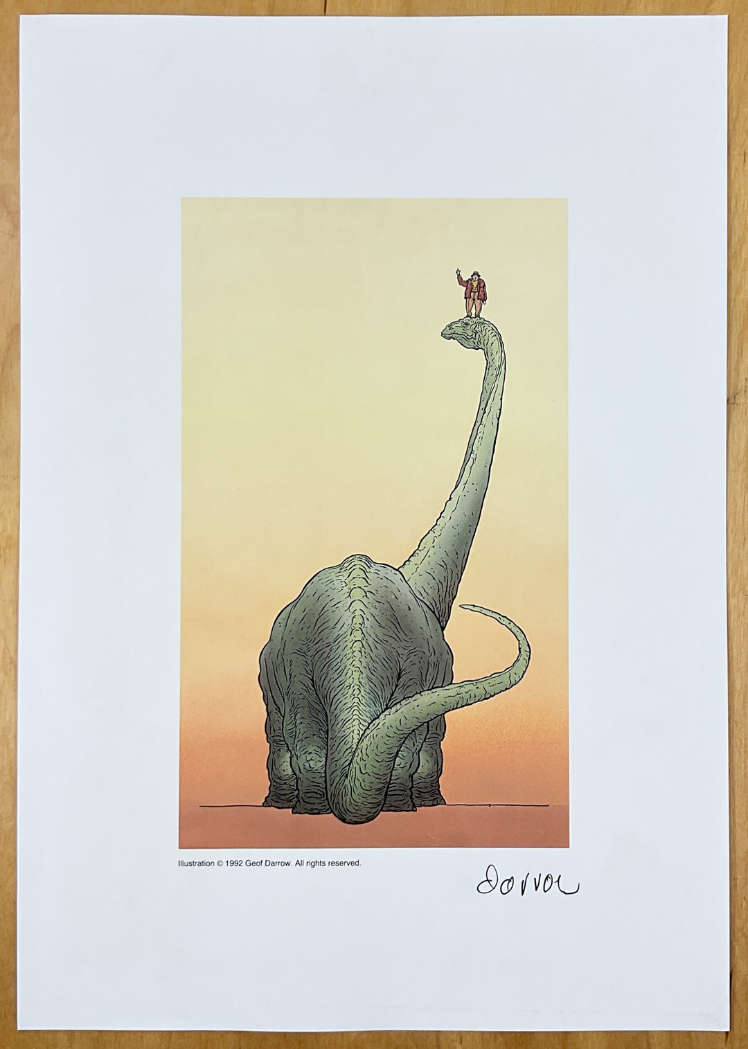 Geof Darrow's Comics and Stories - with a Signed Print