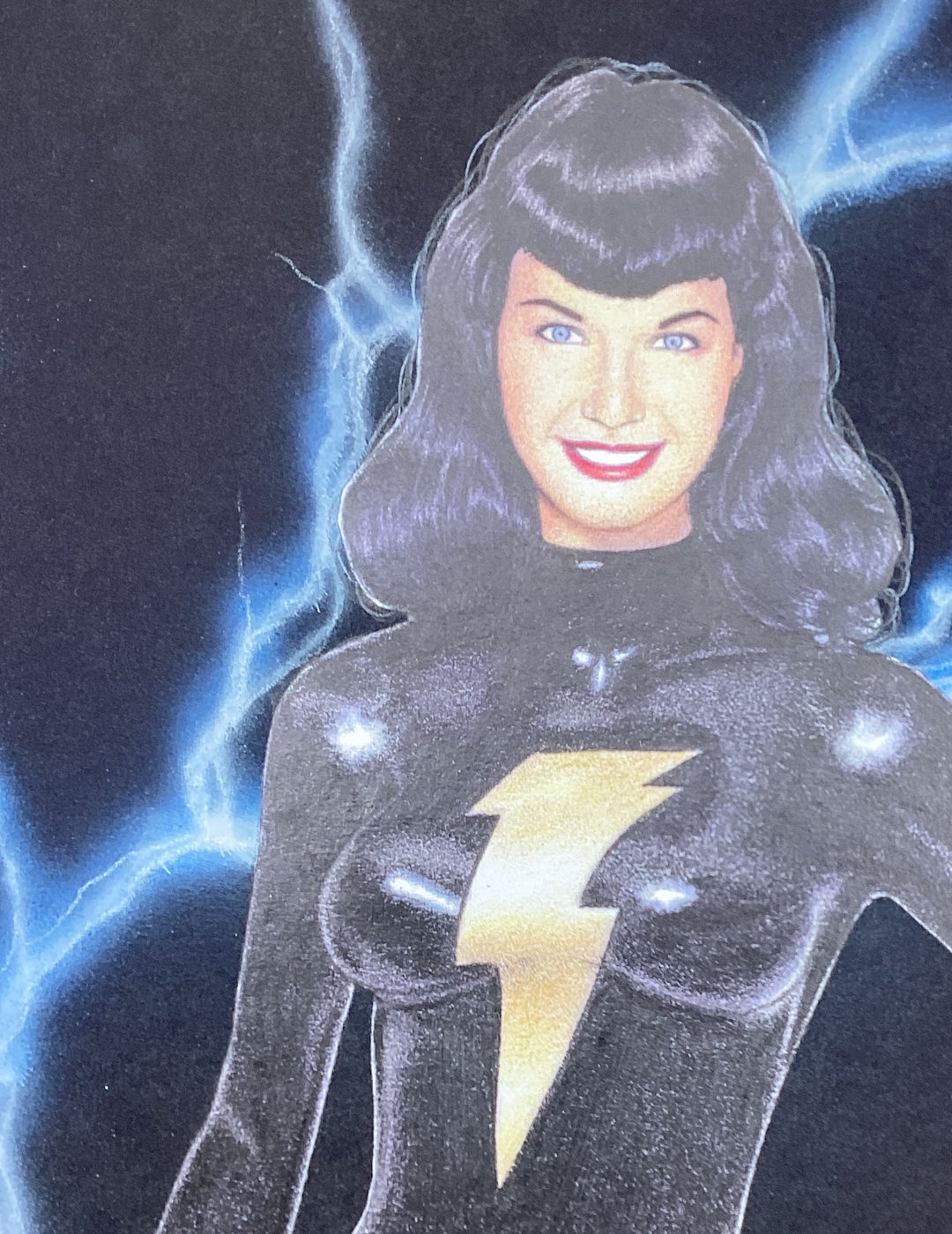 Bettie Page as Mary Marvel