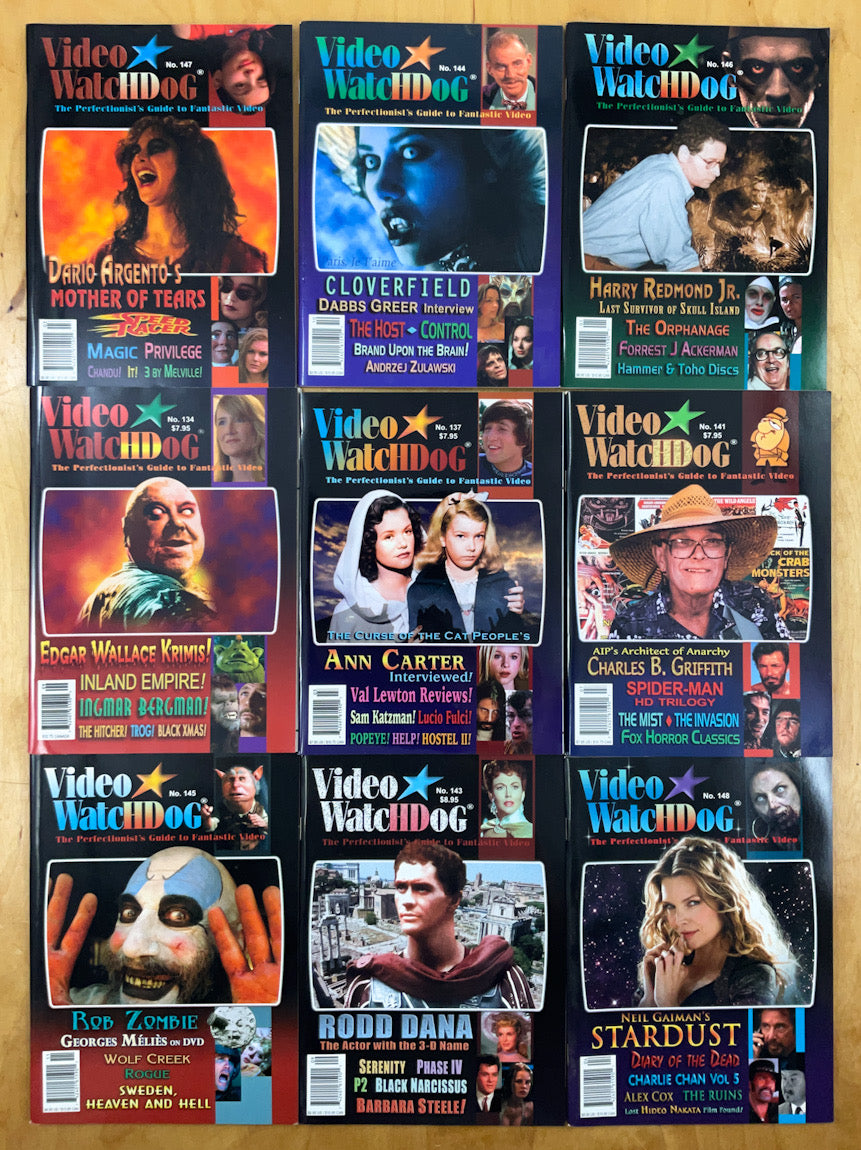 Video Watchdog Lot - 134 issues