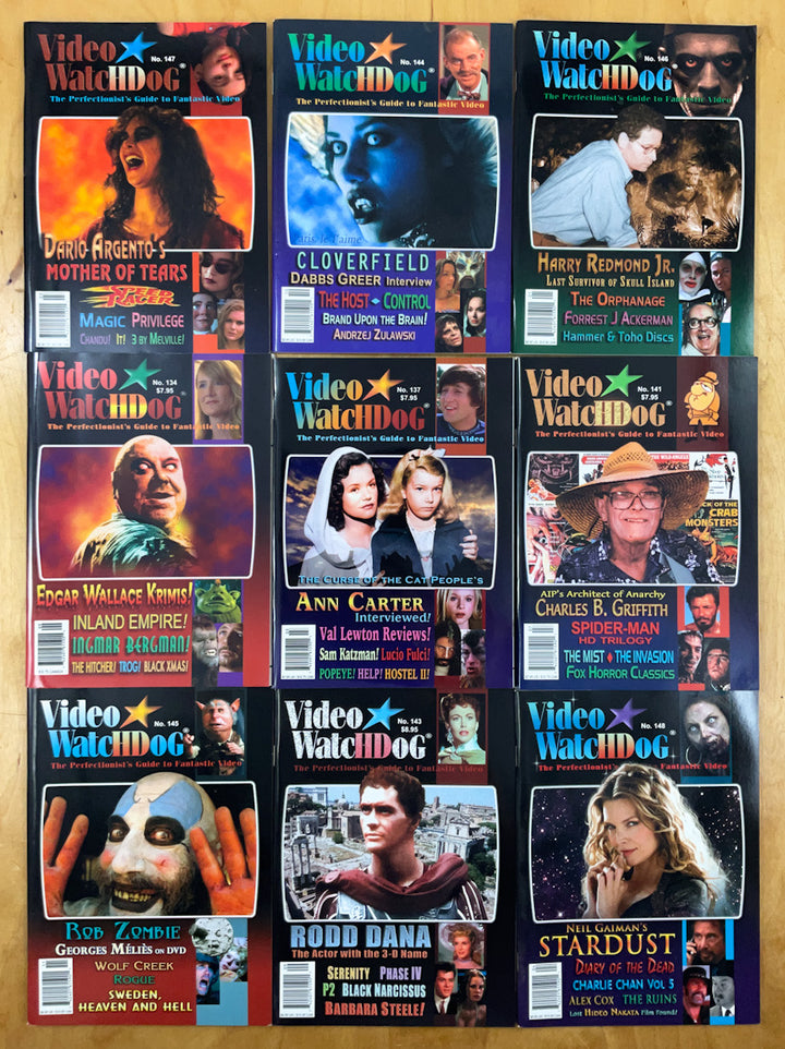 Video Watchdog Lot - 134 issues