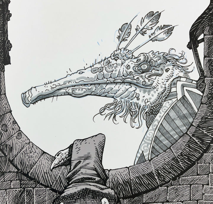 Thunder Hunters - Signed with a drawing