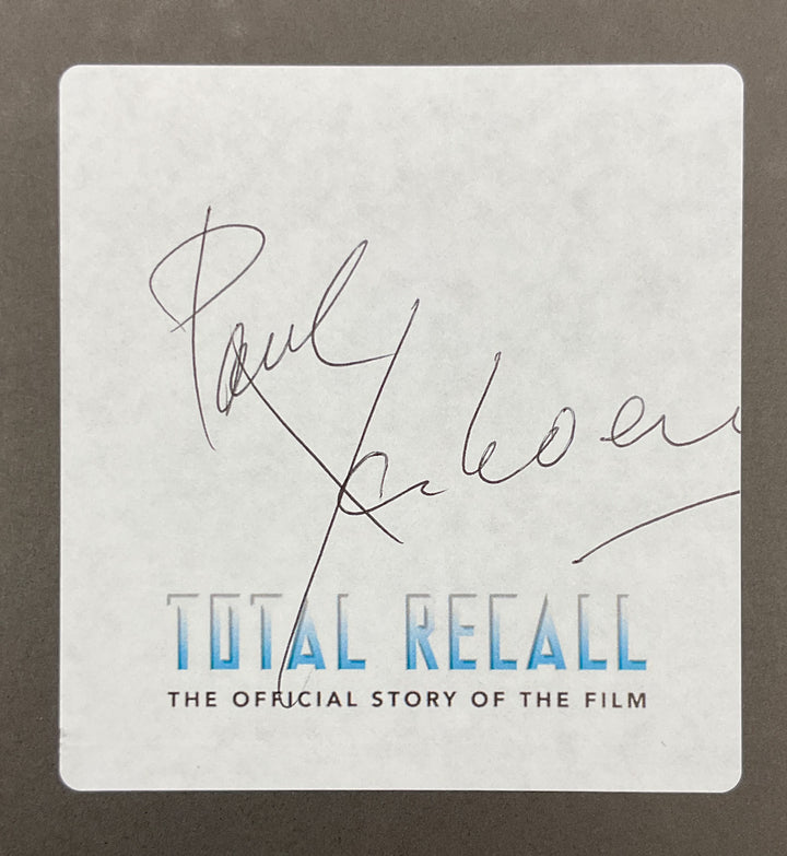 Total Recall: The Official Story of the Film - Signed by Paul Verhoeven