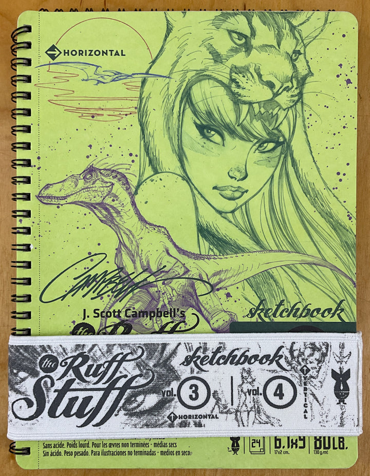 J. Scott Campbell's The Ruff Stuff Sketchbook Set of Volumes 3 and 4