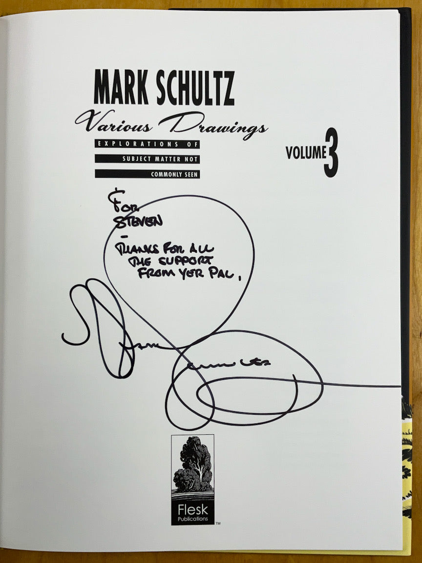 Mark Schultz: Various Drawings, Vol. 3 - Signed & Numbered Hardcover