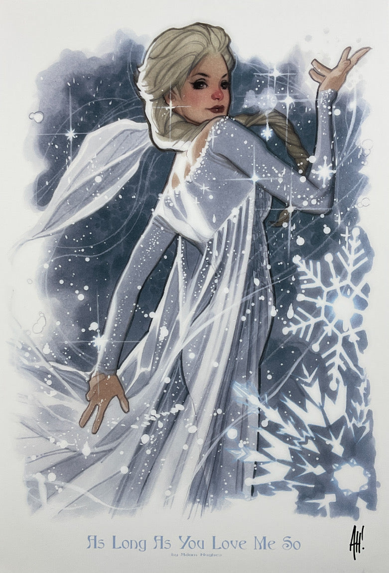 As Long As You Love Me So - Signed Print