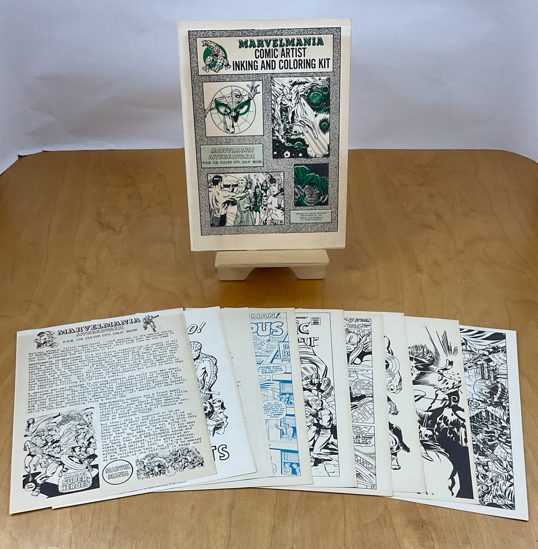 Marvelmania Comic Artists Inking and Coloring Kit