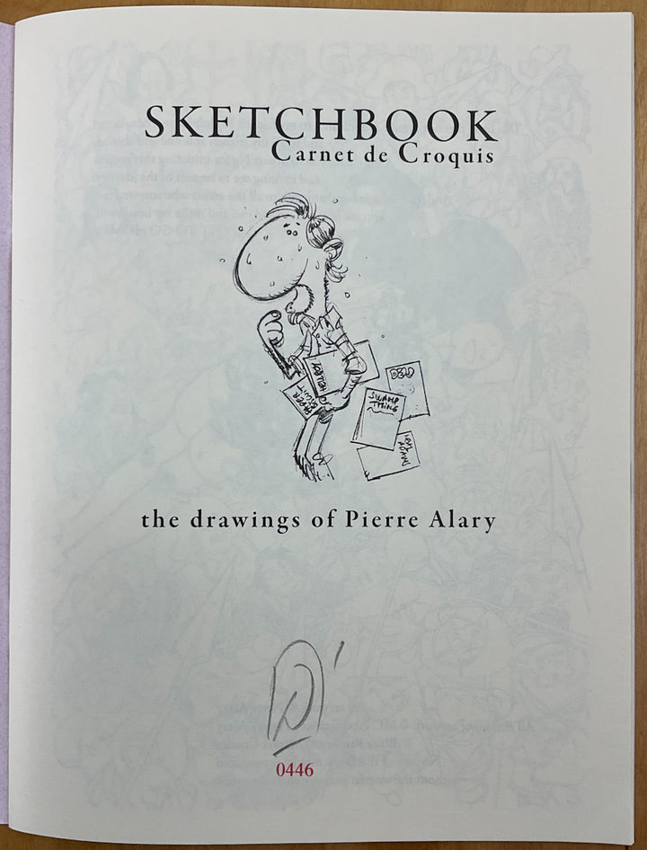 Sketchbook / Carnet de Croquis - Signed & Numbered