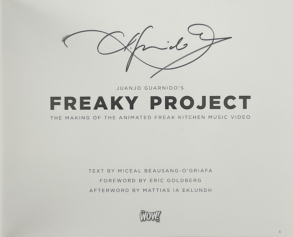 Juanjo Guarnido's Freaky Project - Signed