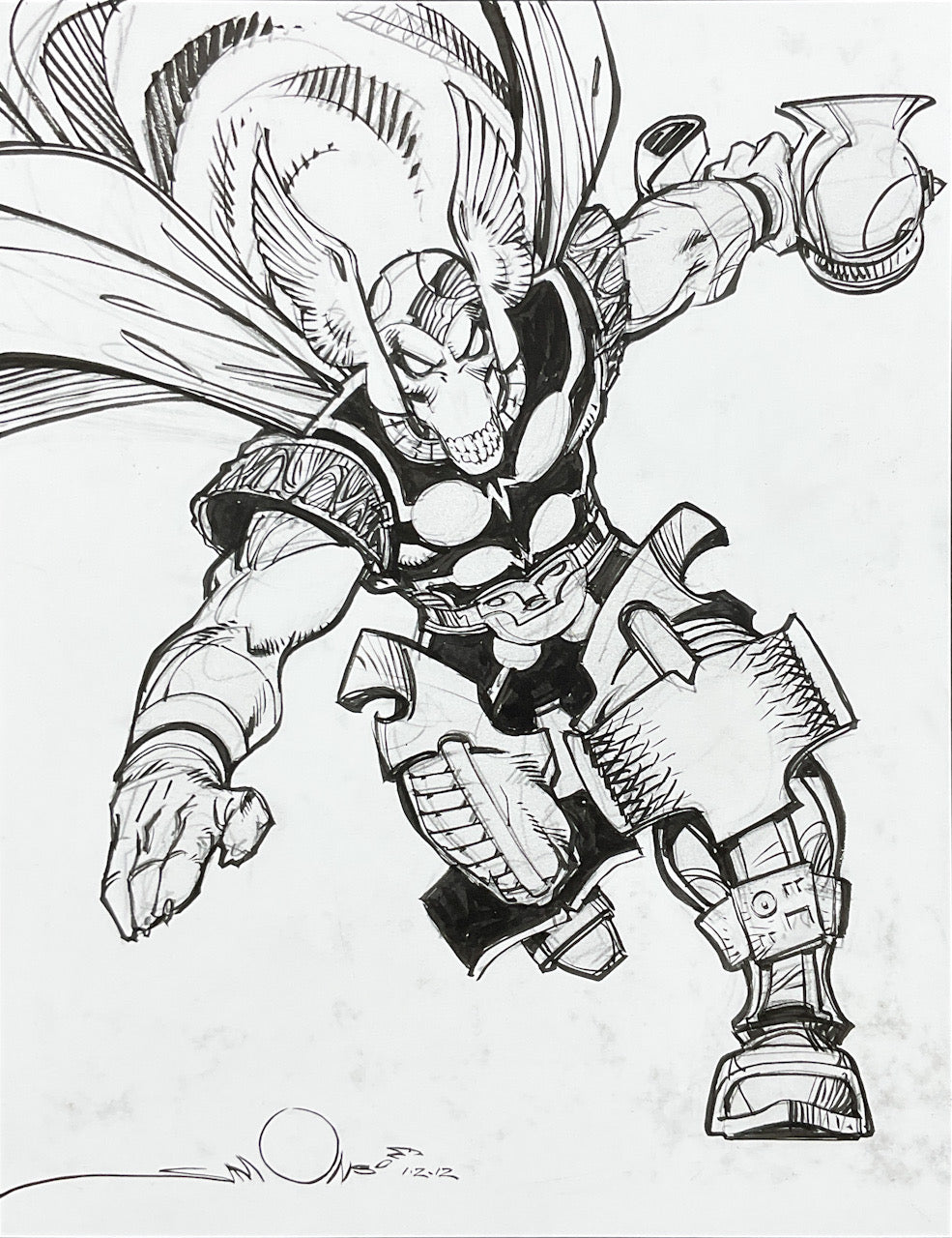 Walter Simonson's The Mighty Thor Artist's Edition Remarqued Edition (Sketch Cover)