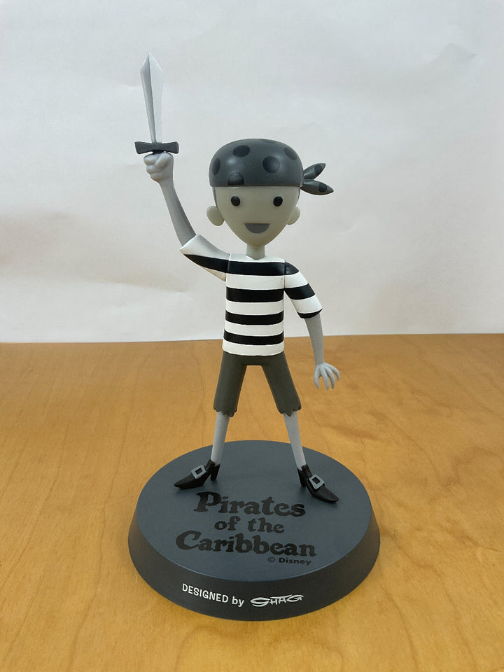 Pirates of the Caribbean Pirate Boy - Black & White Version
