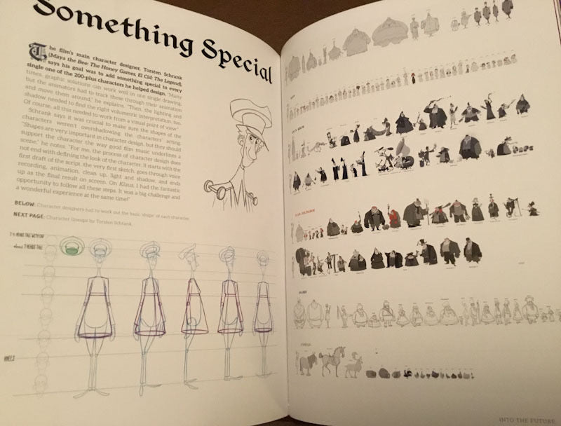 Klaus - The Art of the Movie - First Printing Signed with a Drawing