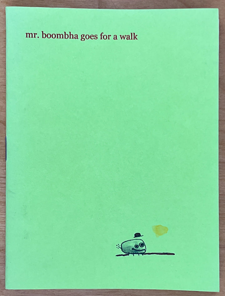 Mr. Boombha Goes for a Walk - Inscribed with a Drawing