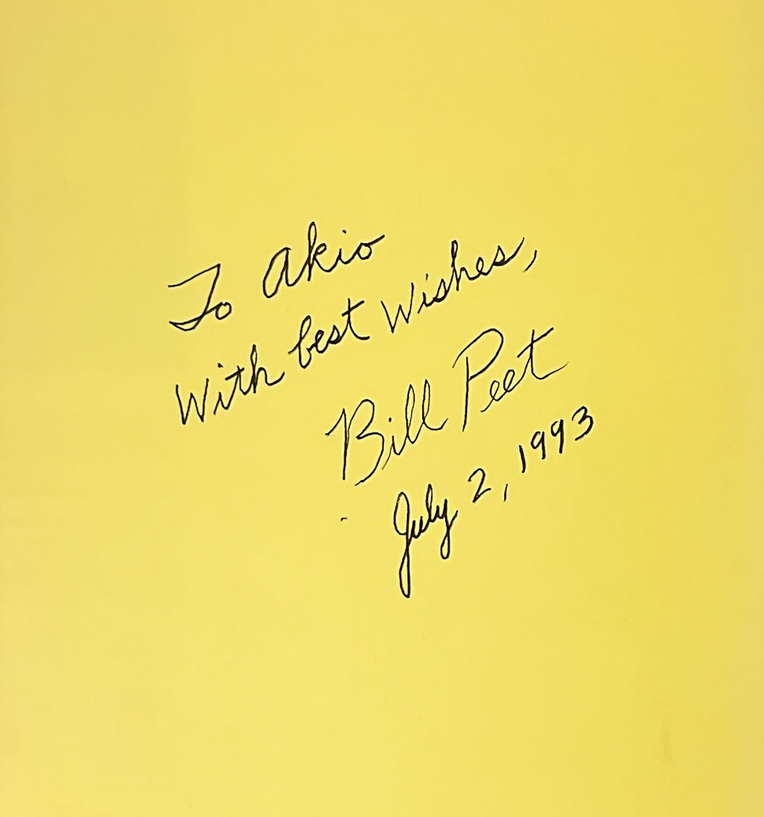 Bill Peet: An Autobiography - Inscribed Hardcover
