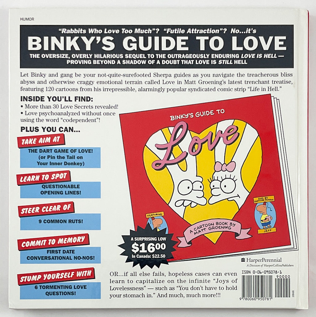 Binky's Guide to Love: A Cartoon Book by Matt Groening (1994)