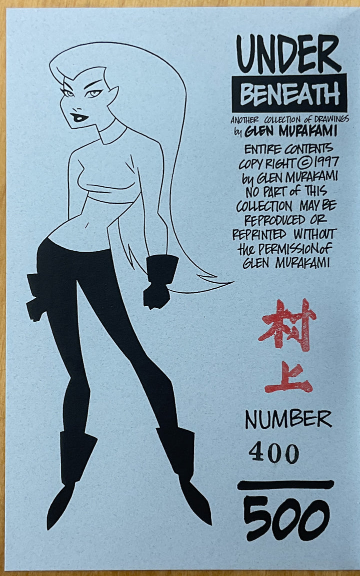 Under Beneath: Another Collection of Drawings by Glen Murakami - Signed & Numbered