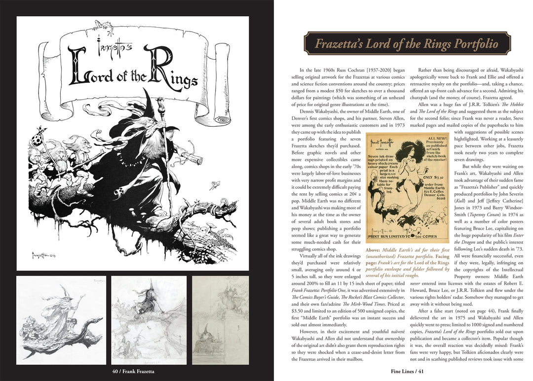 Frank Frazetta: Fine Lines - Pre-Order