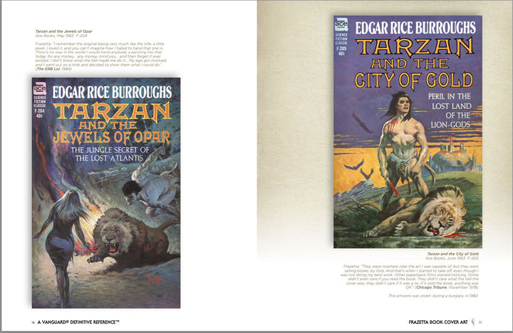 Frazetta Book Cover Art: The Definitive Reference - Hardcover