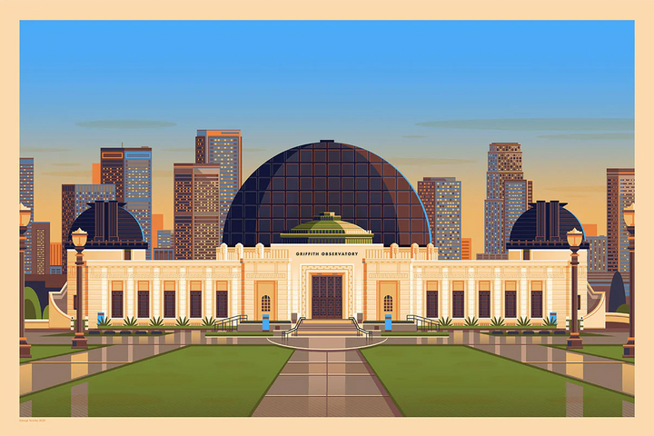 Griffith Observatory Print - LA Wildfire Fundraiser Edition