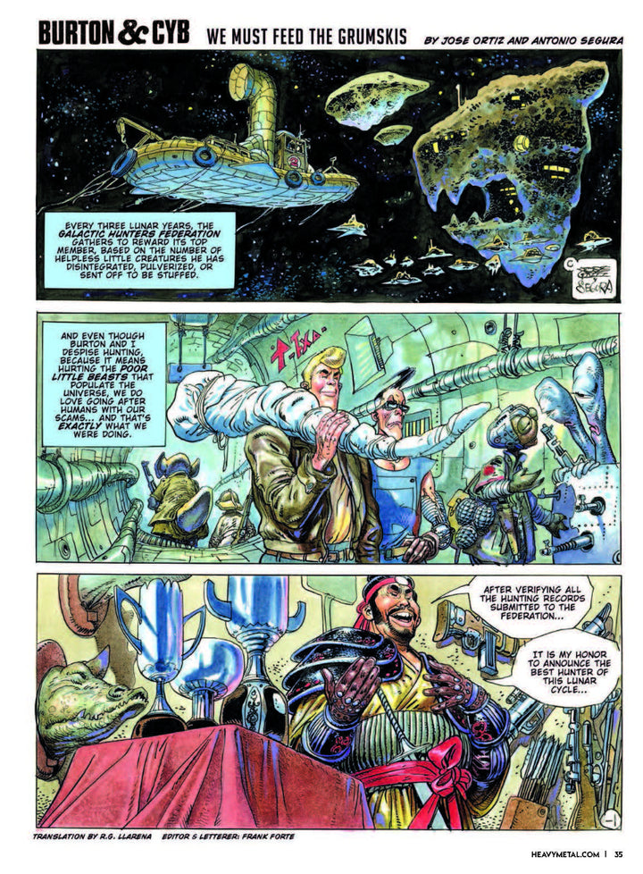 Heavy Metal #4A - Olivia Cover