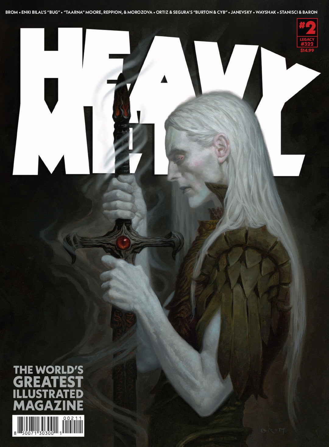Heavy Metal #2 - Brom Cover 2A