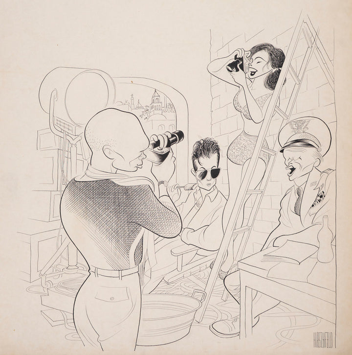 On the Set of Flight From Ashiya