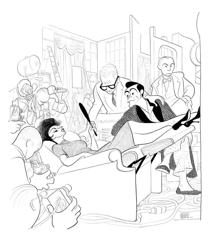 On the Set of A Woman of Straw