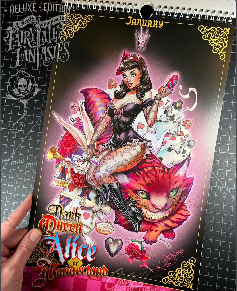 Fairytale Fantasies Femme Fatales Calendar 2024 Cover B: Collector's Edition "Dark Cover"