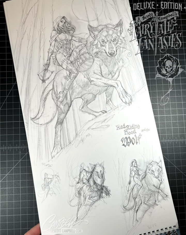 Fairytale Fantasies Femme Fatales Calendar 2024 Cover B: Collector's Edition "Dark Cover"