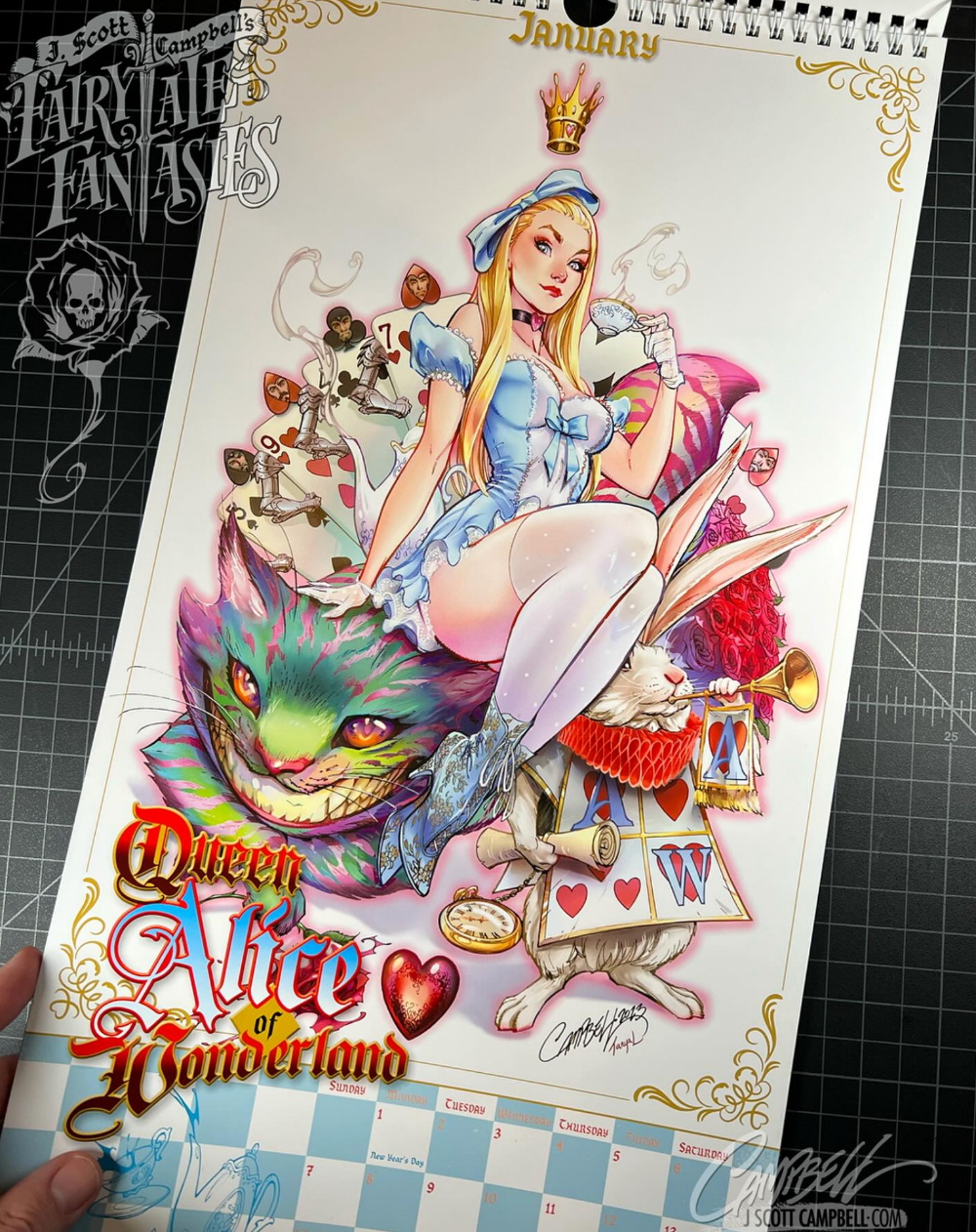 Fairytale Fantasies Femme Fatales Calendar 2024 Cover B: Collector's Edition "Dark Cover"