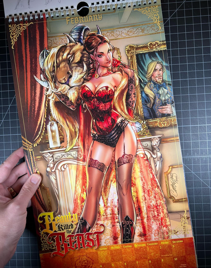 Fairytale Fantasies Femme Fatales Calendar 2024 Cover B: Collector's Edition "Dark Cover"