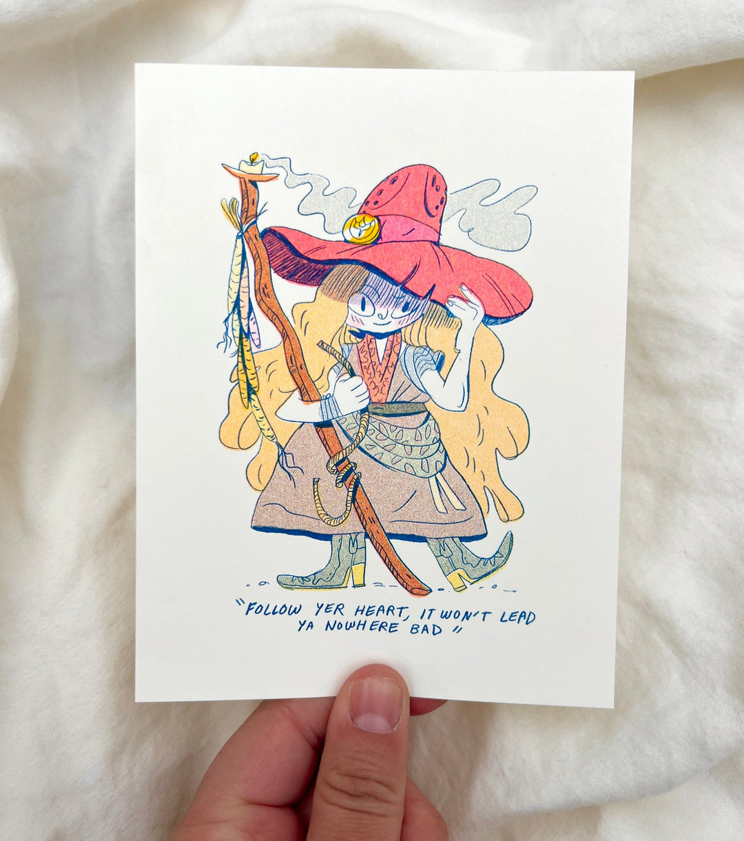 A Pocket Book of Witchfolk and Demons Riso Zine