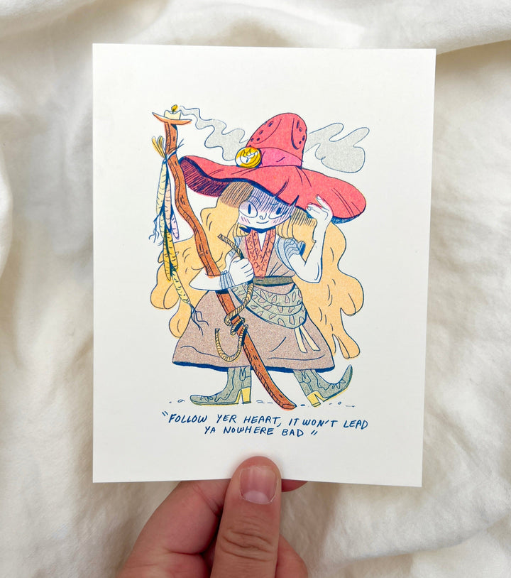 A Pocket Book of Witchfolk and Demons Riso Zine