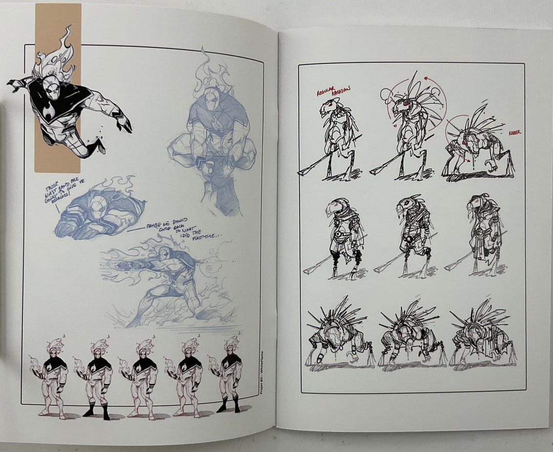 Romain Sordet Sketchbook - Signed