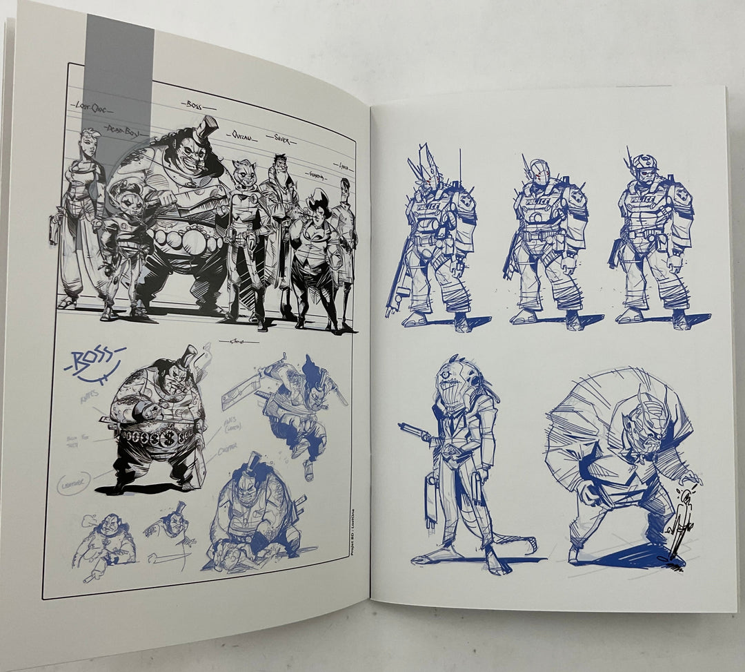 Romain Sordet Sketchbook - Signed