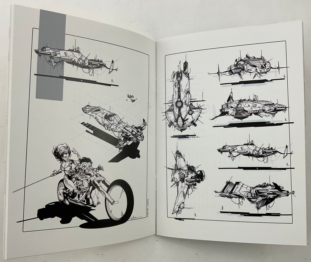 Romain Sordet Sketchbook - Signed