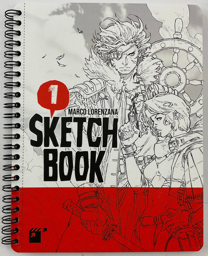 Marco Lorenzana Sketchbook 1 - Signed