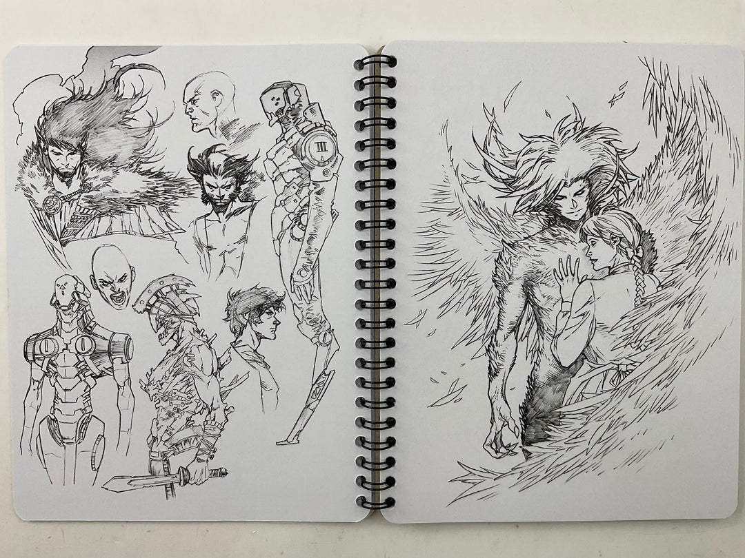 Marco Lorenzana Sketchbook 1 - Signed