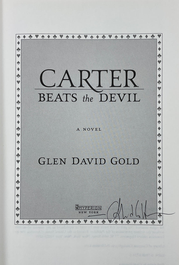 Carter Beats The Devil - Signed